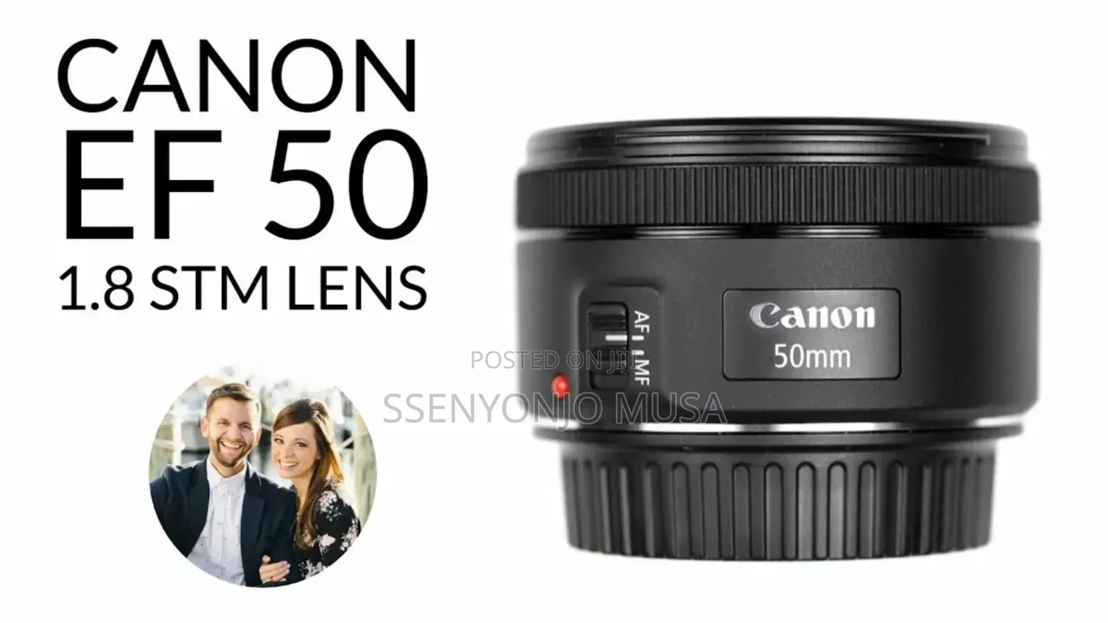Canon Ef 50mm F/1.8 STM Lens - Compact Rugged