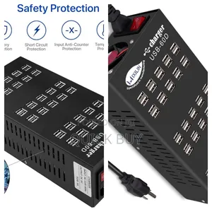 60 Ports Usb Multiprotection Charging Station