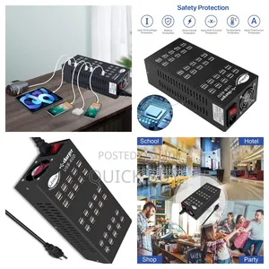 60 Ports Usb Multiprotection Charging Station