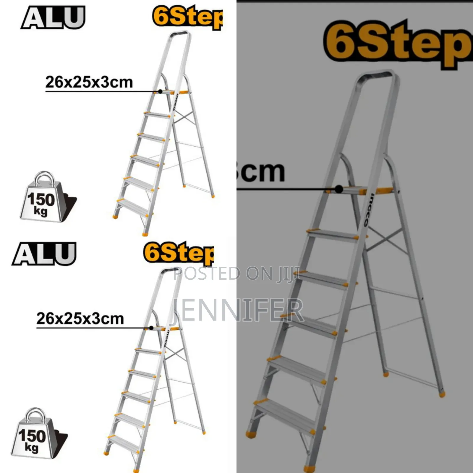 Household Aluminum a-Type Ladder Hlad06061