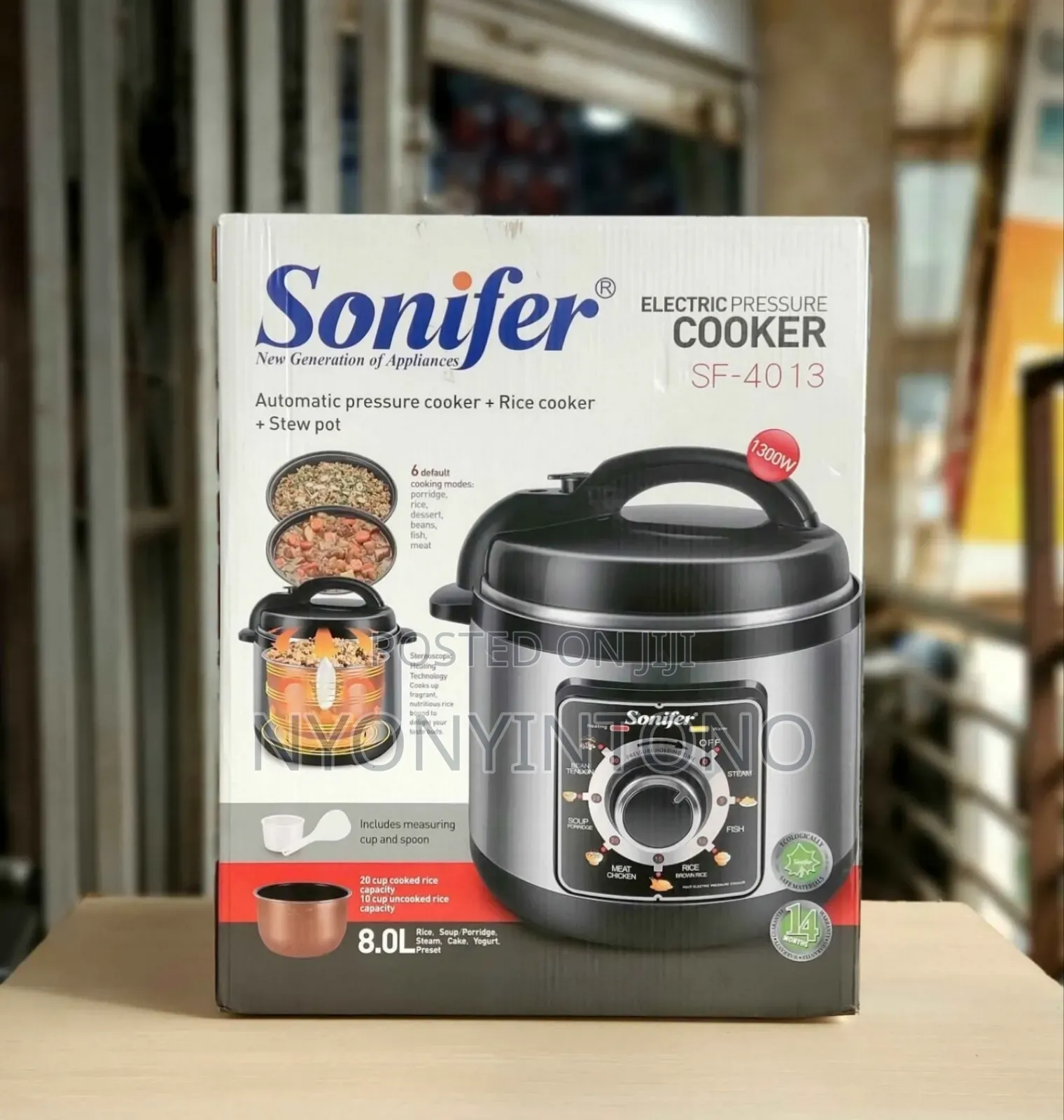 Sonifer 8liters Analog Electric Pressure Cooker