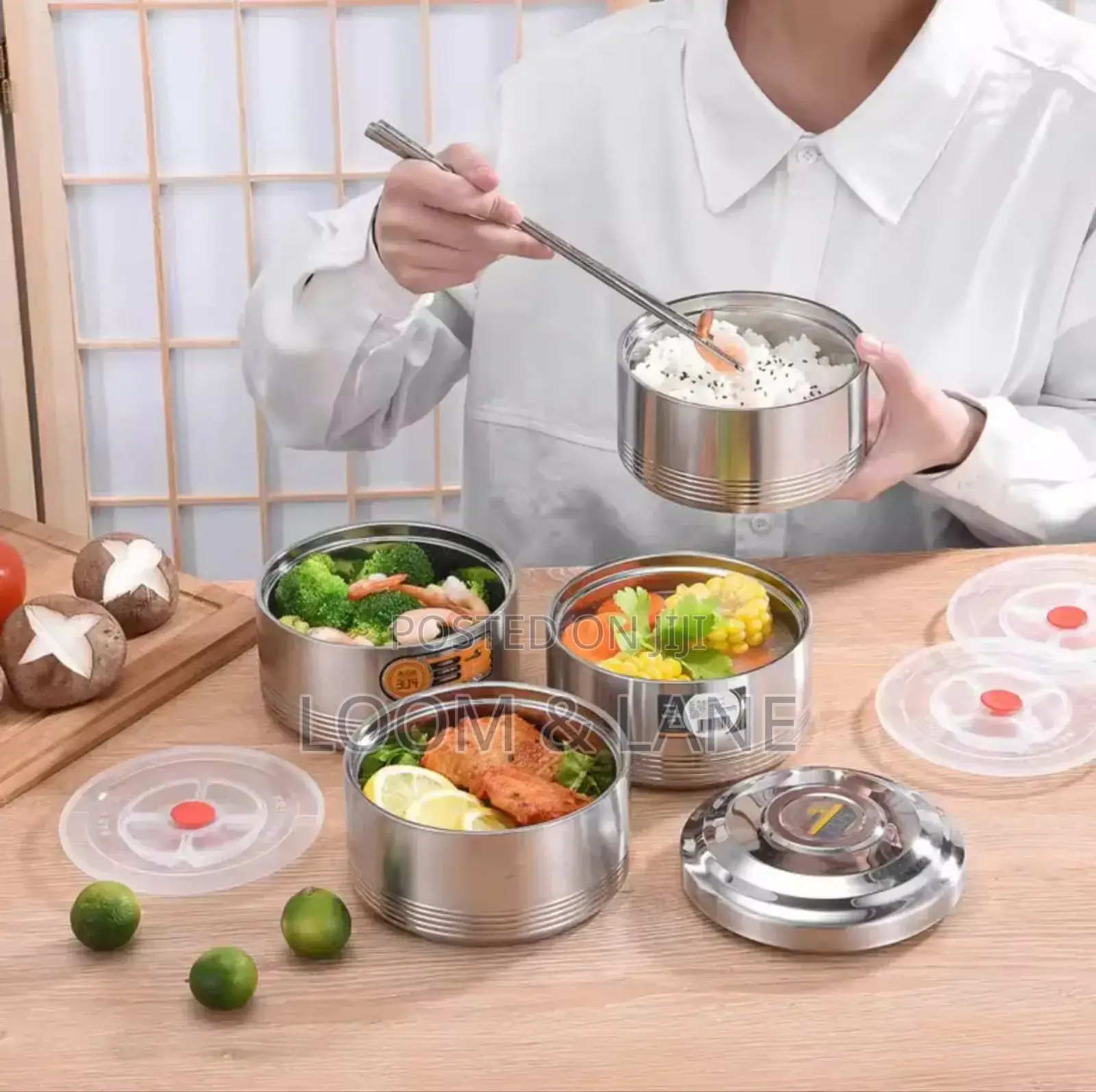 Stainless Steel 16cm Air Tight Food Container
