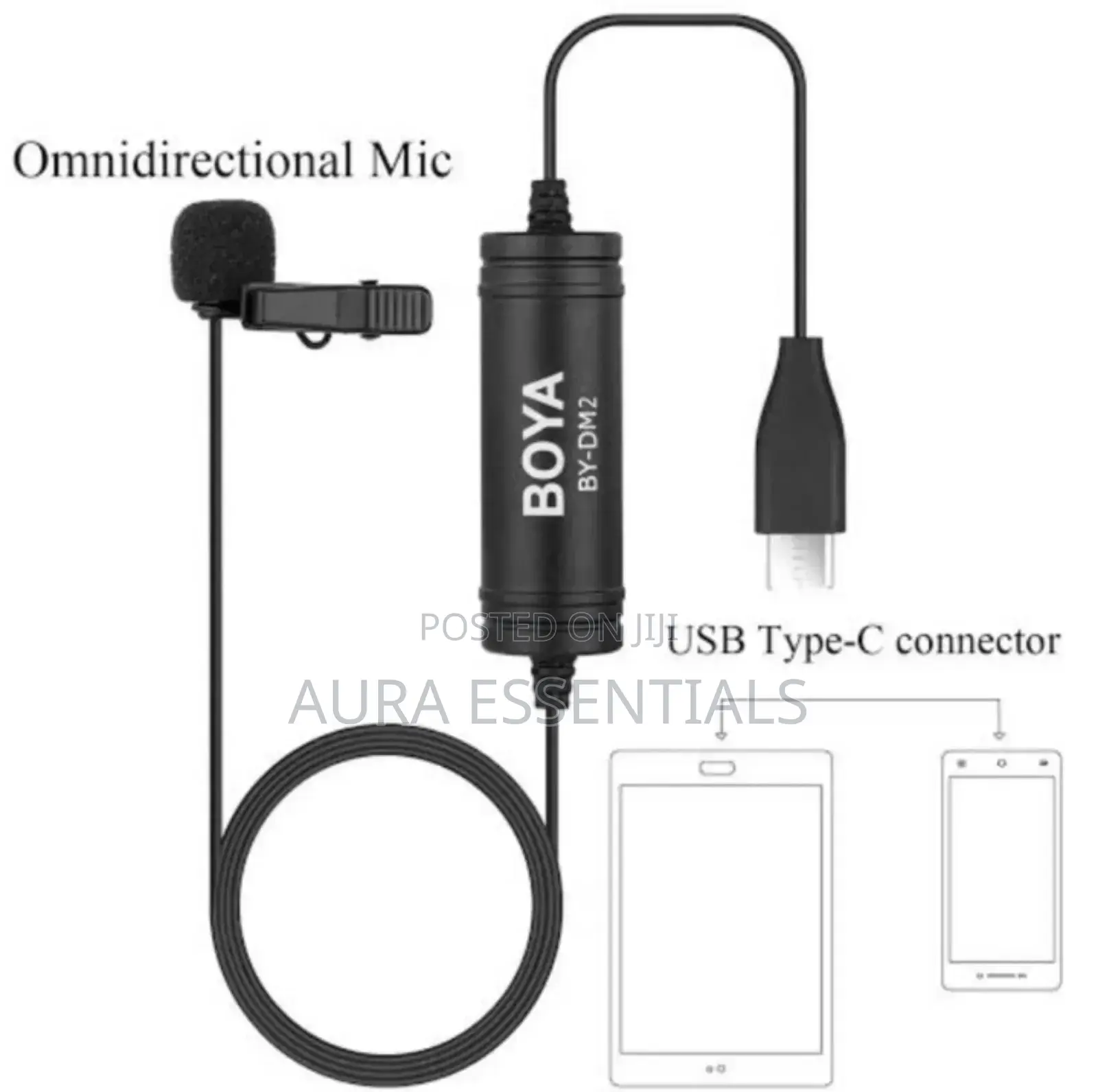 Boya Type-C Clip on Universal Microphone