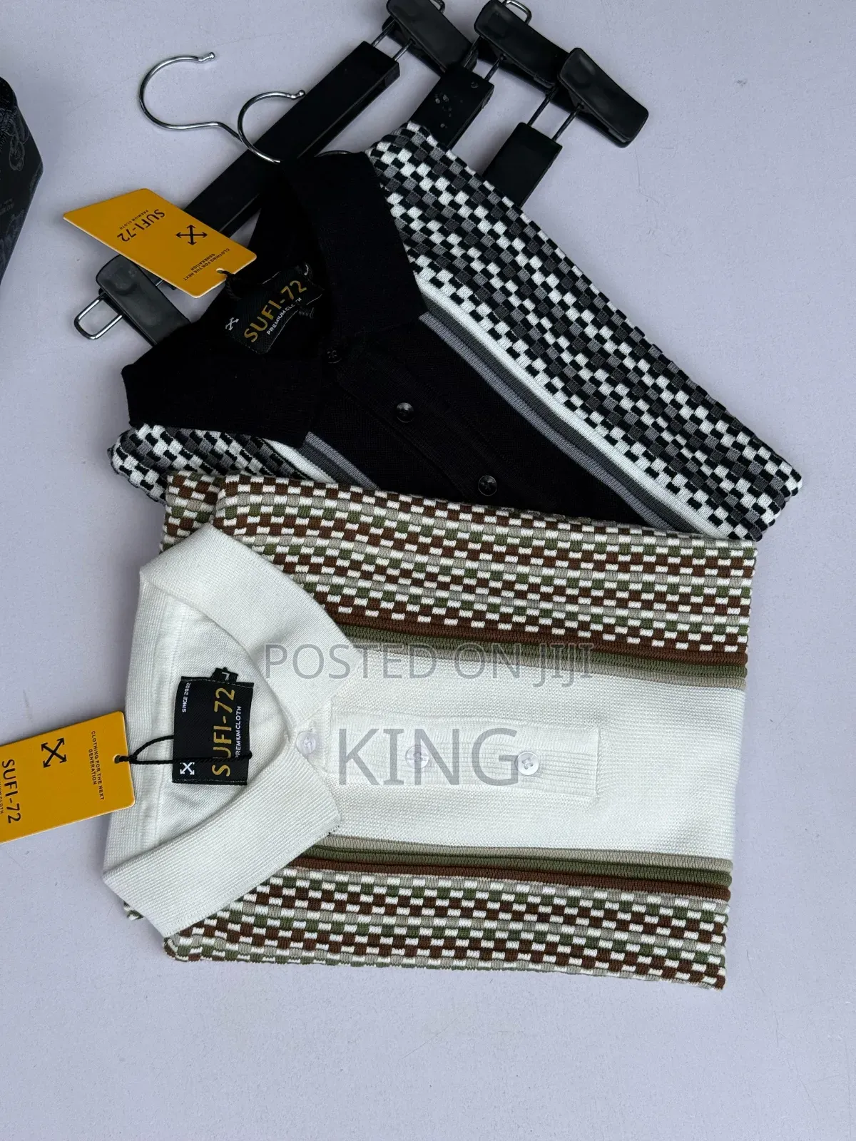 Men's Casual Knitted T-Shirt.