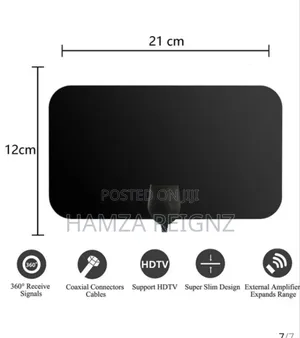 Digital Indoor Tv Antenna With Detachable Signal Booster