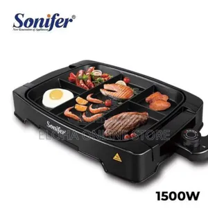 Sonifer Electric Multi Portion Powerful Electric BBQ Grill