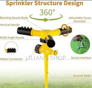 High Pressure 360 Rotation Water Splinkler