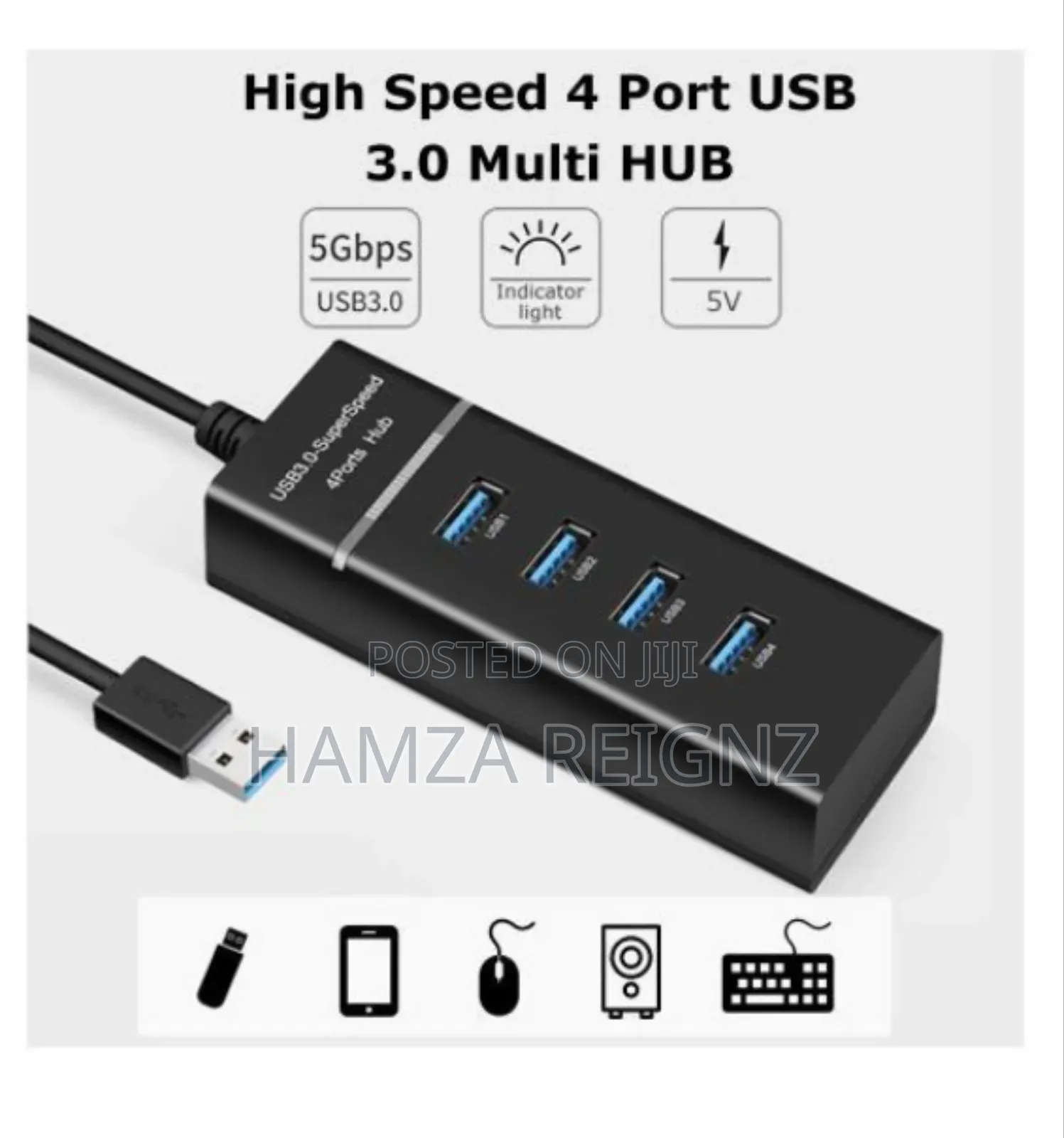 4 Ports Usb. Multi Hub Splitter Expansion Usb