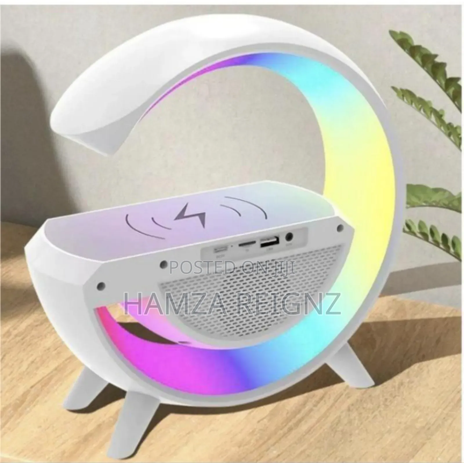 Wireless Charger Speaker Alarm Clock Mp3 Player