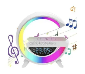 Wireless Charger Speaker Alarm Clock Mp3 Player