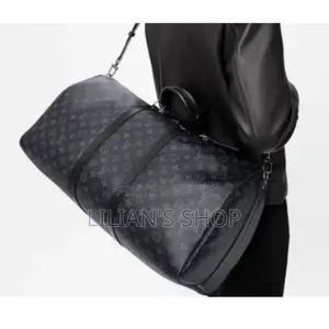 Monogram Eclipse Keepall Bandouliere 55 Travel Duffle Bag