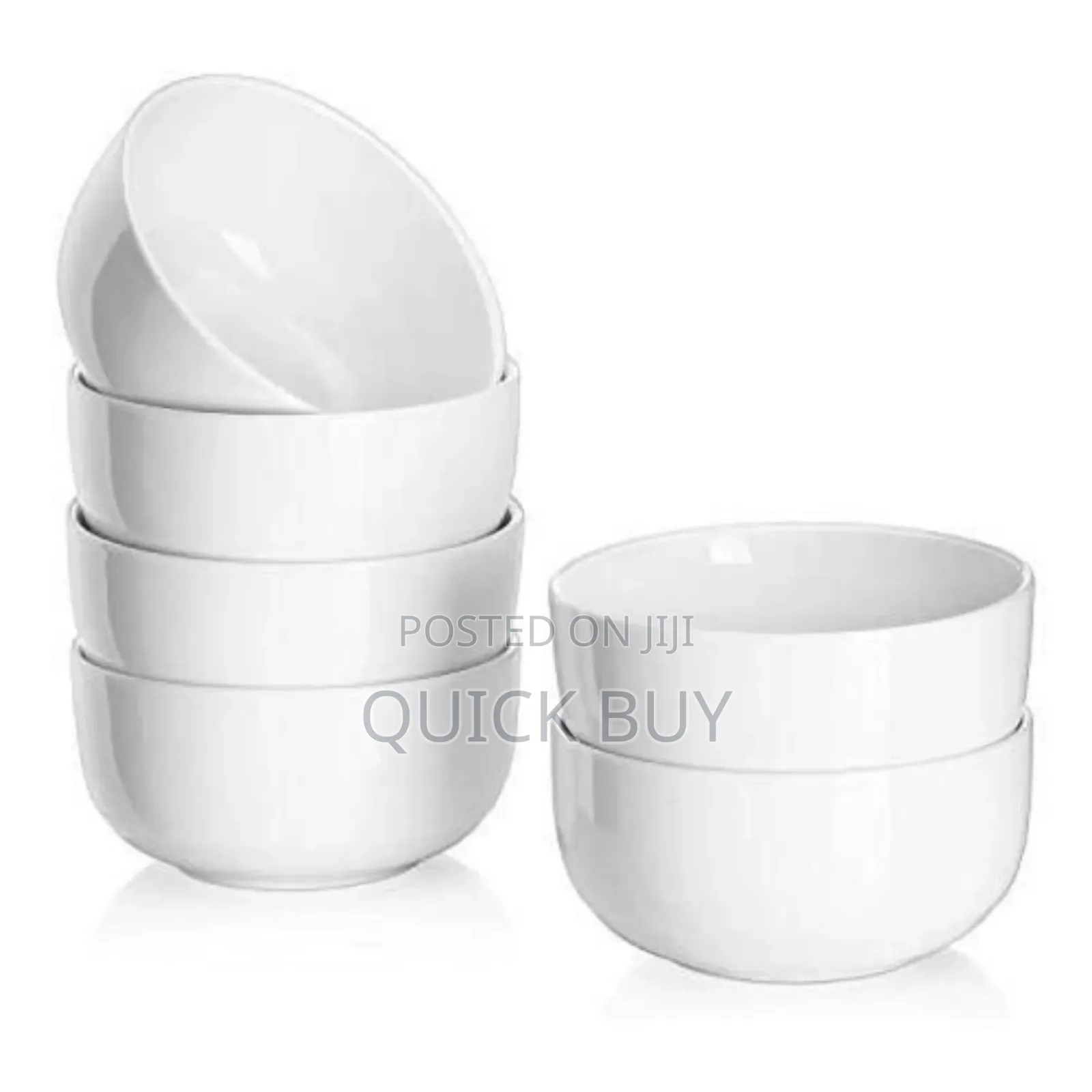 New 6pcs Elegance Glass Soup Bowls