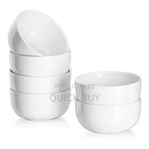 New 6pcs Elegance Glass Soup Bowls