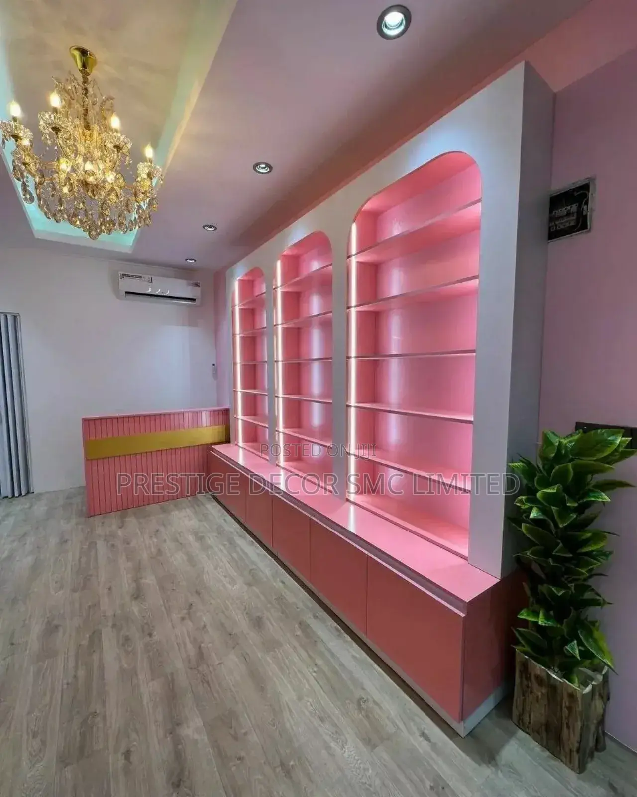Boutique Shelves Constructed in Mbale