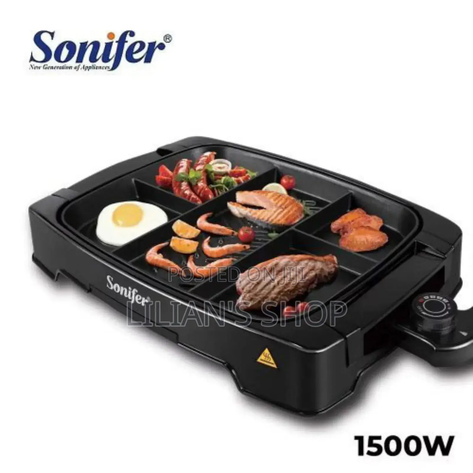Sonifer Electric Multi Portion Grill Electric BBQ Grill
