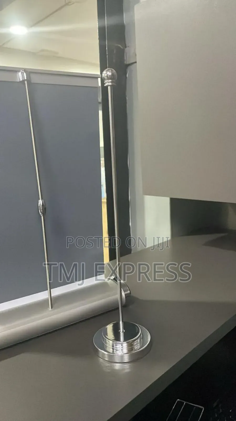 Gold and Silver Table Flag Stands and Flag Poles