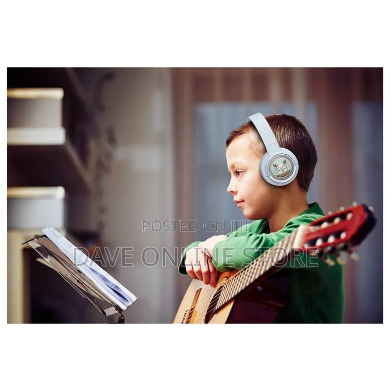 Porodo Soundtec Moose Wireless Kids Headphone, - Blue