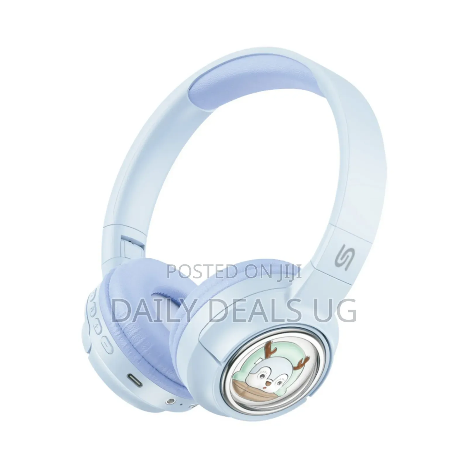 Porodo Soundtec Moose Wireless Kids Original Headphone -Blue