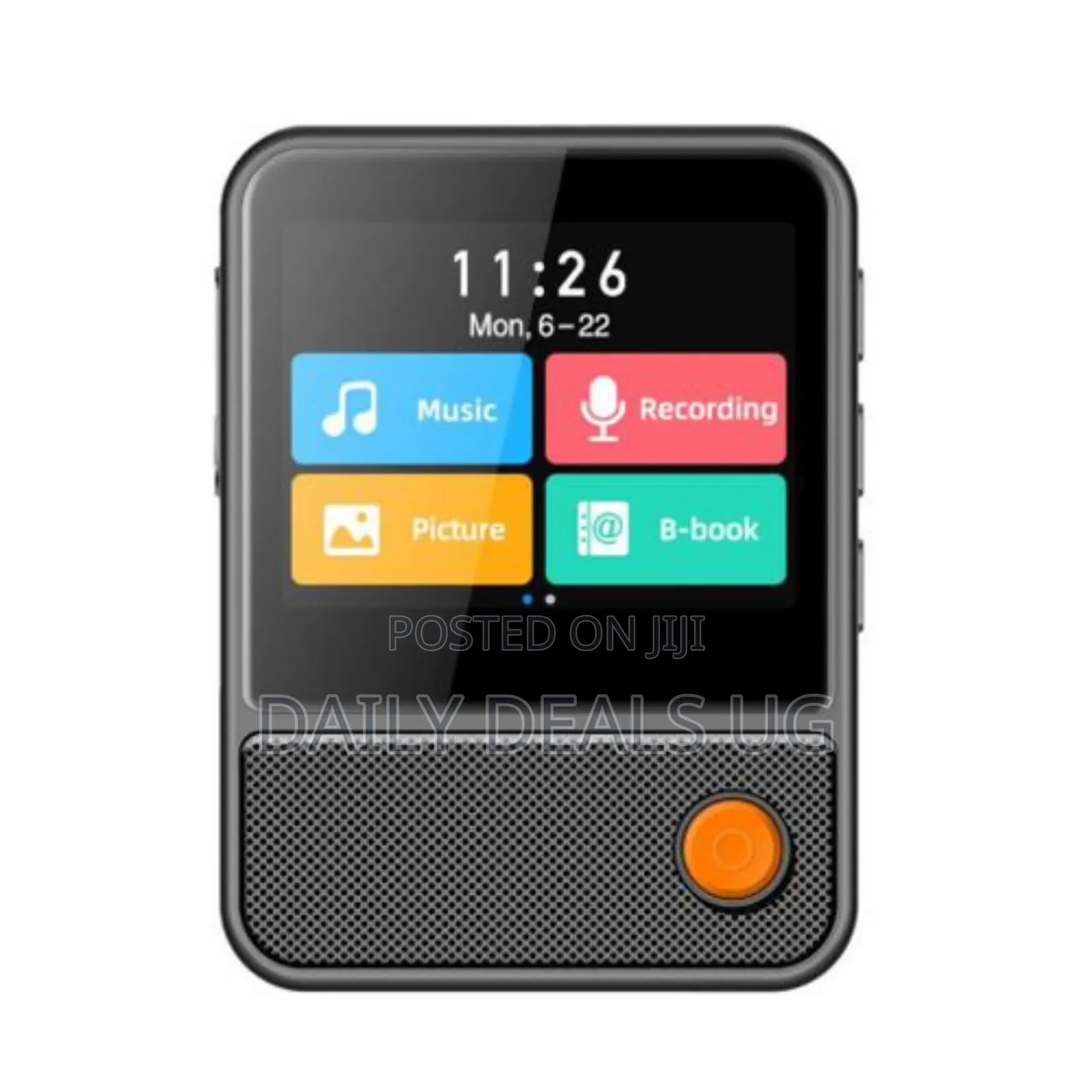 Porodo Soundtec Tunepod Speaker Mp3 Player Fm Radio - Black