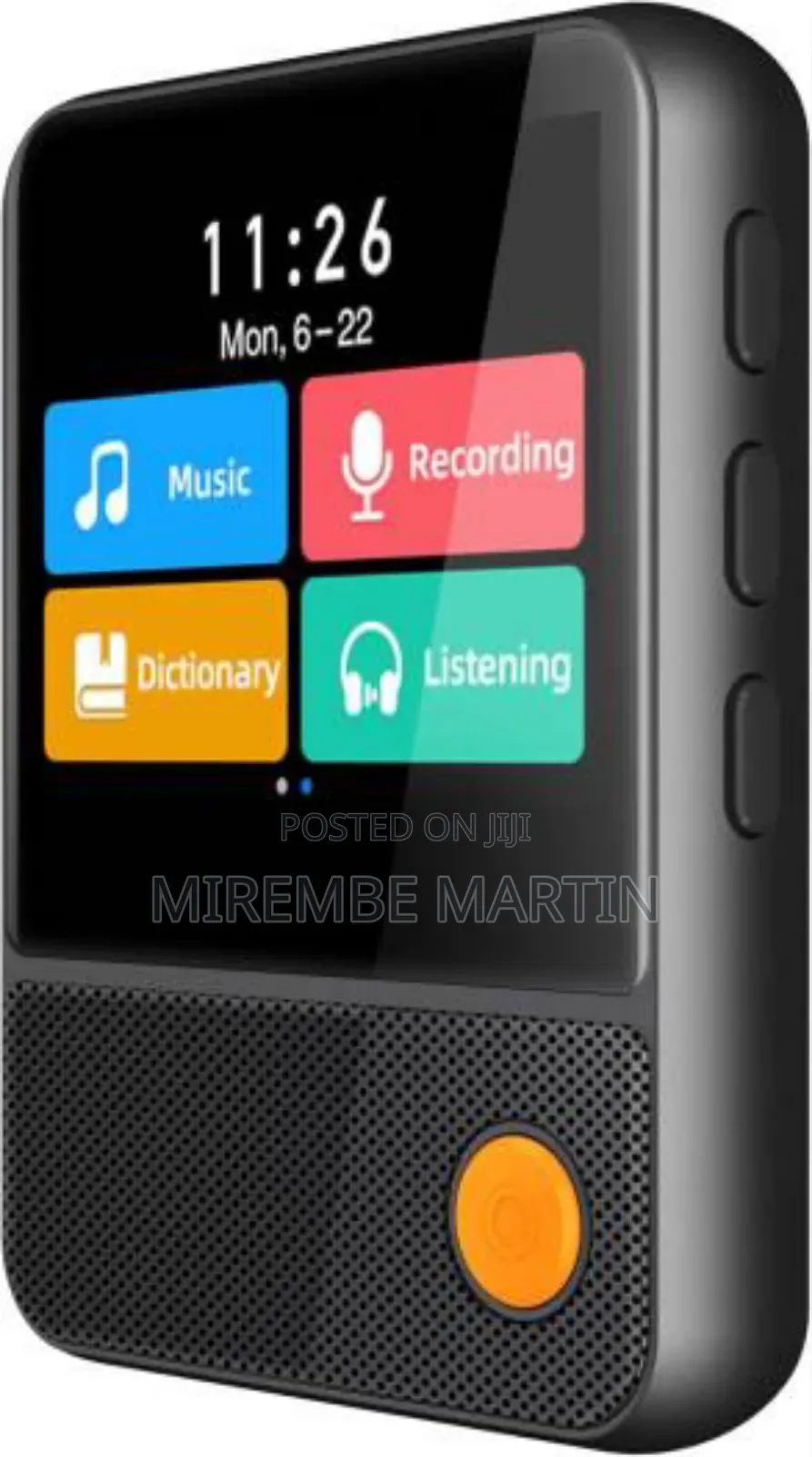 Porodo Soundtec 2.31 Mp3 Player With Earphone - Black