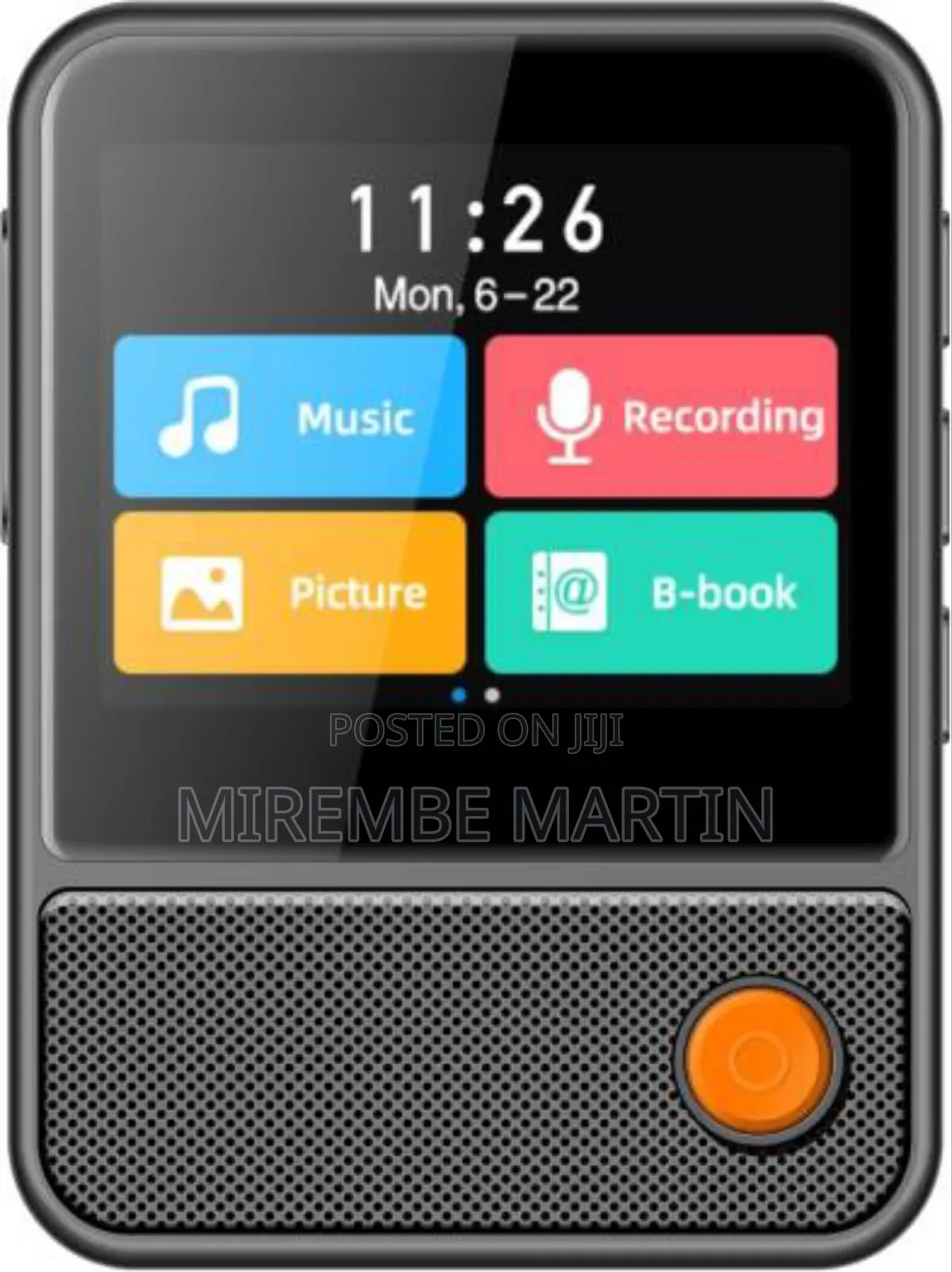 Porodo Soundtec 2.31 Mp3 Player With Earphone - Black