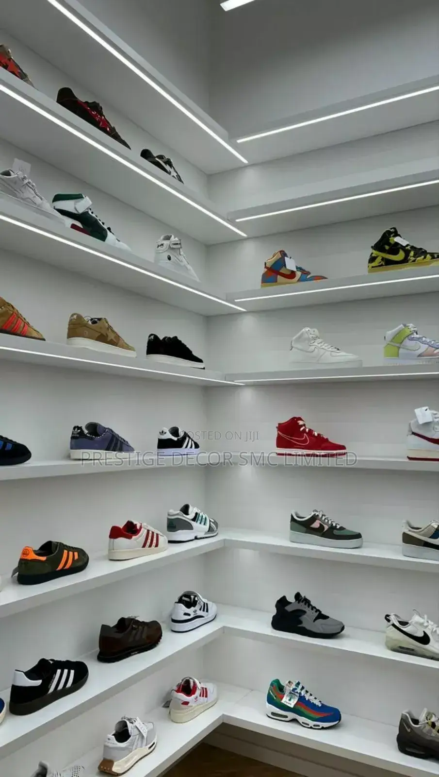 Beautiful Boutique Shoe Shelves. Finest
