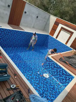 Swimming Pool Tile Work