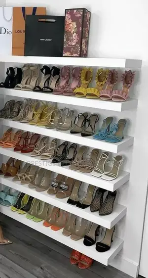 Majestic Shoe Shelves of Ladies Boutique