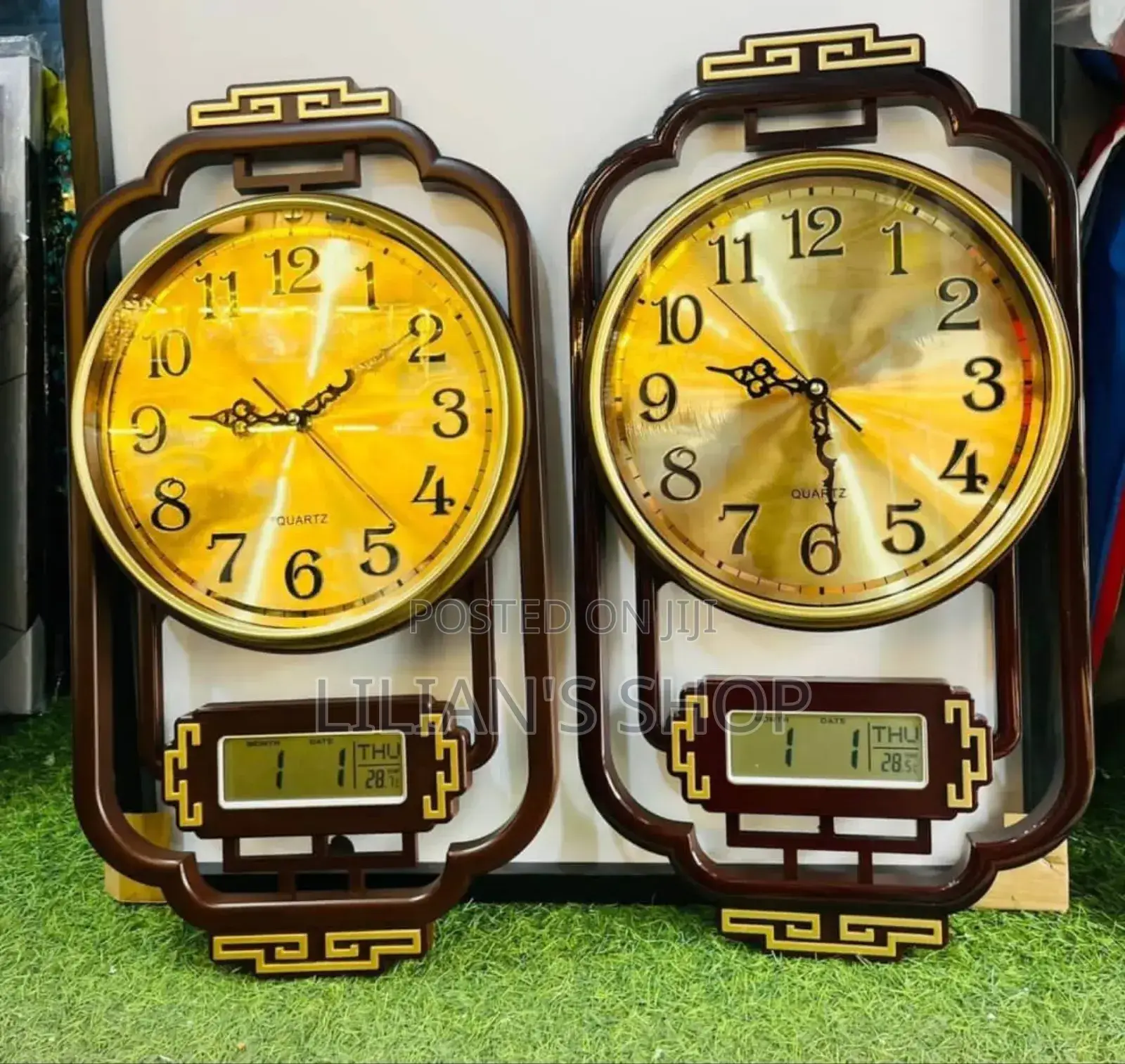 Wooden Frame Wall Clock