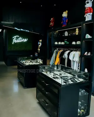 Black Gold Boutique Shelves