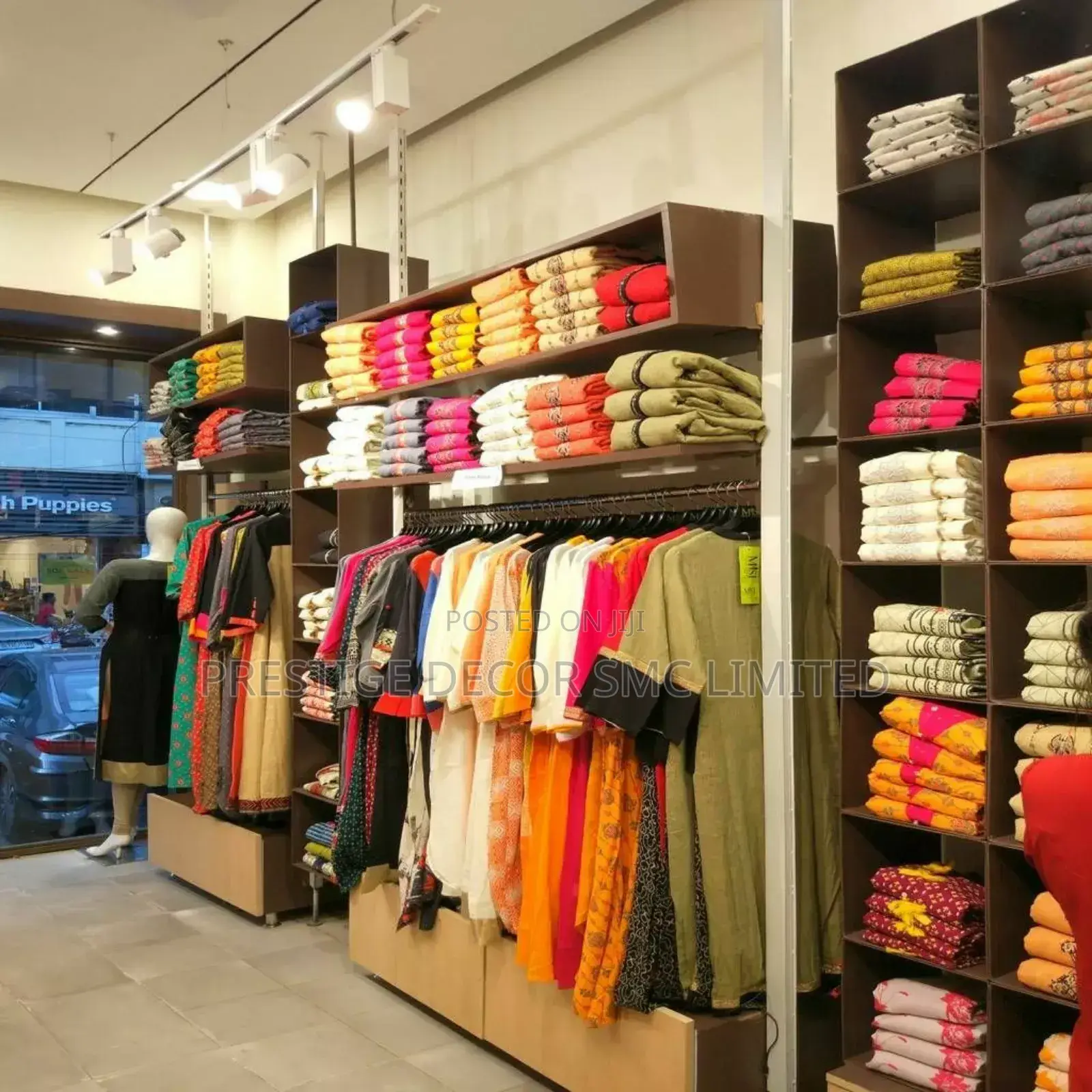 Elegant Boutique Shelves Done in Kamwokya