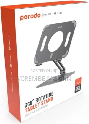 Porodo Alum. Alloy Holder Angle Adjustable Tablet Stand