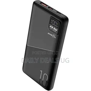 Porodo 10000mah/22.5w Quick Charge Power Bank Dual Usa Black