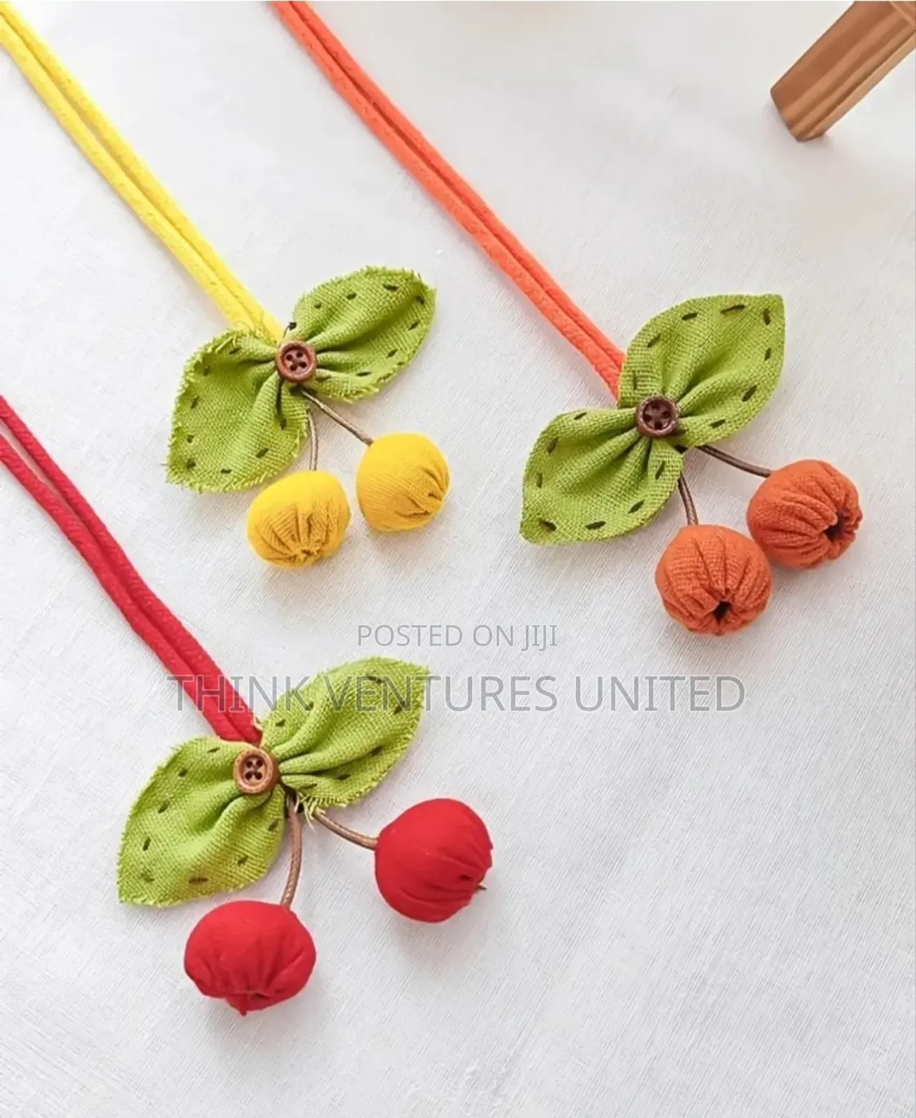 2pcs Cherry Curtain Tie Backs