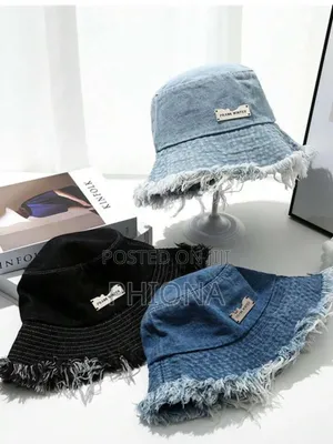 Denim Bucket Hats For Ladies