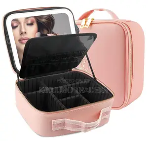 Portable Zipped Case Travel Makeup Bag