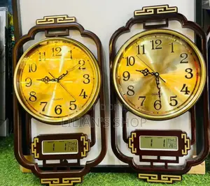 Wooden Frame Wall Clock