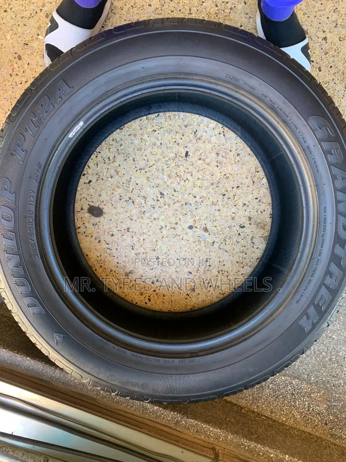 285 50r20 Imported Tires From Japan Dunlop Grand Tires.