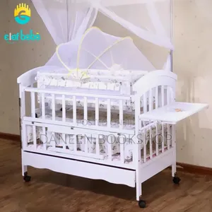 2 in 1 Baby Wooden Crib