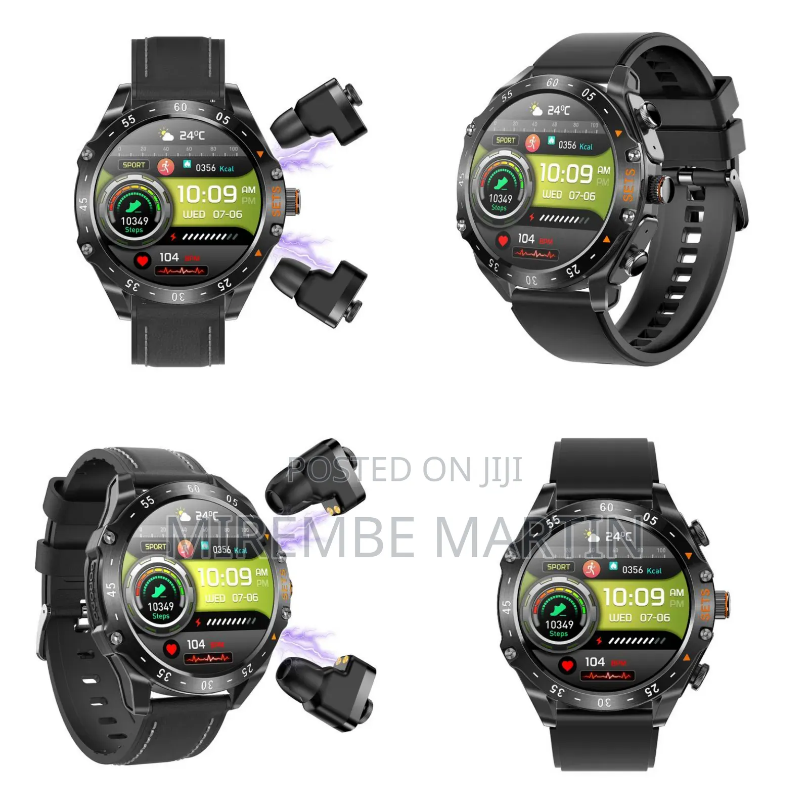 Smartwatch With Earbuds and 1.52 (Inches) Pd-Hype-