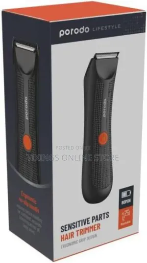 Porodo Lifestyle Sensitive Parts Hair Trimmer Er- Black