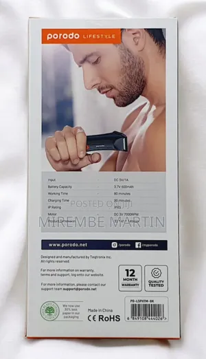 Porodo Lifestyle Sensitive Parts Hair Trimmer Sku : 35026
