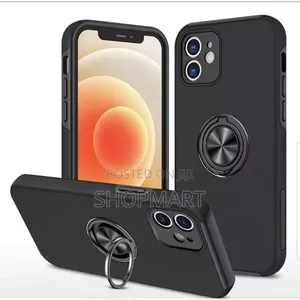 Phone Case Magnetic Ring iPhone 13 Pro Max- Black