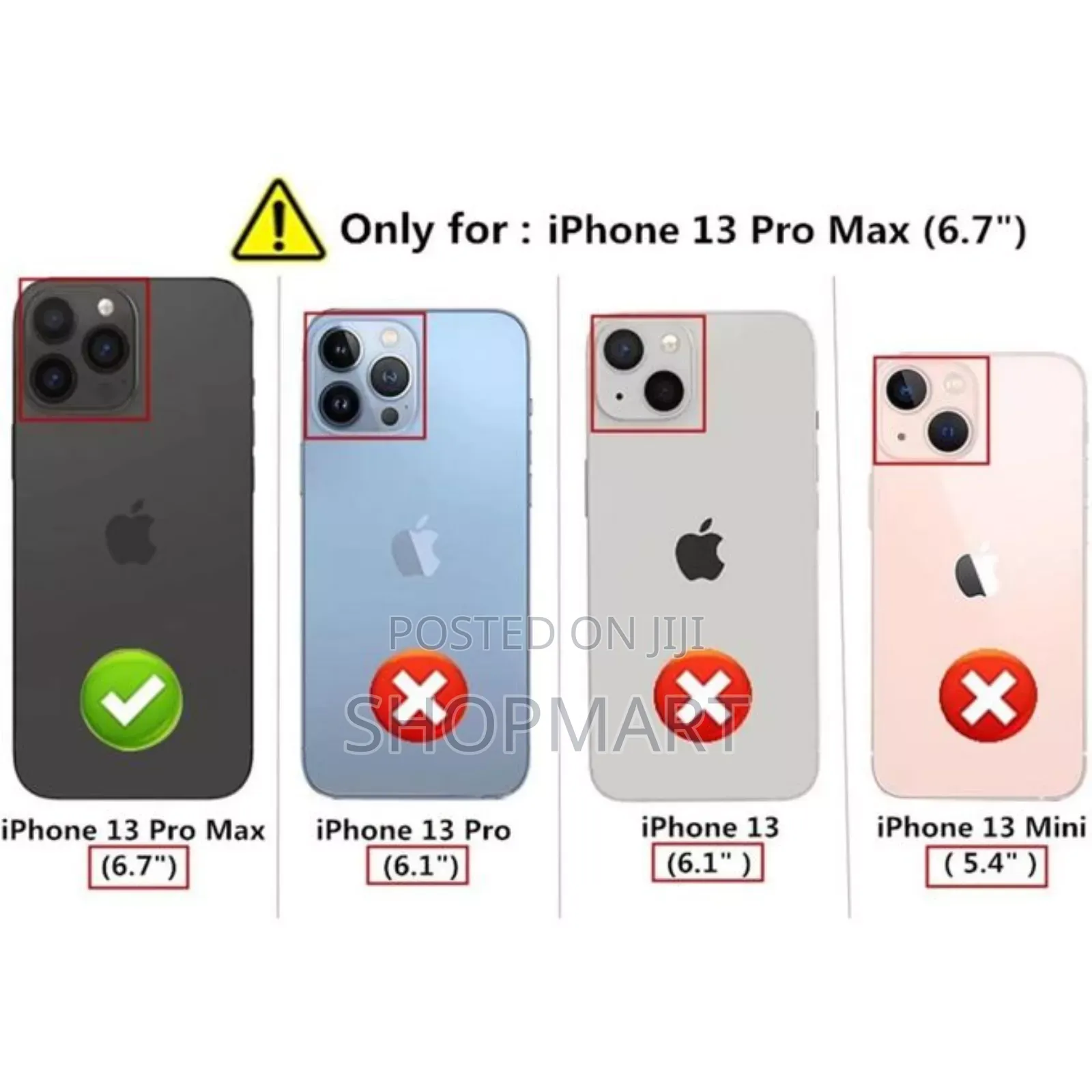 Phone Case Magnetic Ring iPhone 13 Pro Max- Black