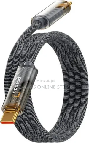 Porodo Usb-C to Lighting Transparent Cable 1m 20w Pd (Grey)