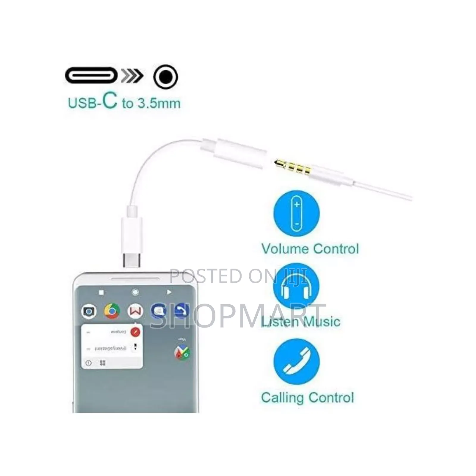 Usb C to 3.5mm Headphone Jack Adapter Type C Audio Cable