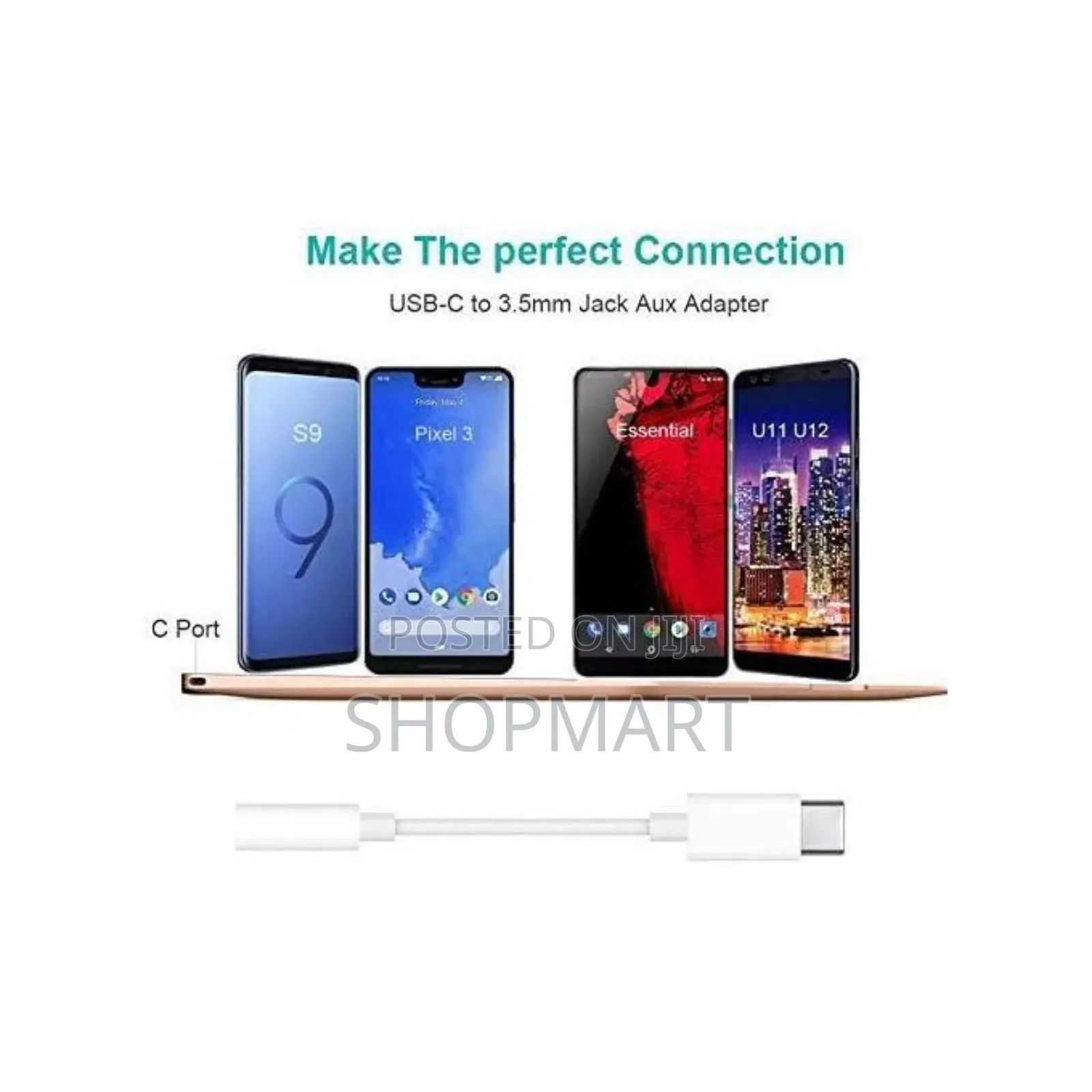 Usb C to 3.5mm Headphone Jack Adapter Type C Audio Cable