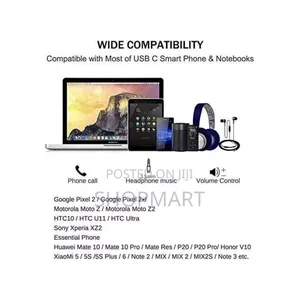 Usb C to 3.5mm Headphone Jack Adapter Type C Audio Cable
