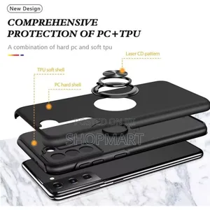 Phone Case Magnetic Ring for S21 Plus- Black
