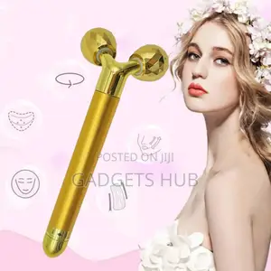 2in1 Energy Beauty Bar Golden Pulse Facial Massager 3d
